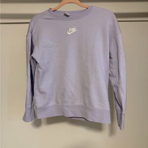 💜NWOT Nike Sportswear Club Fleece Girls' Boxy Crew-Neck Sweatshirt💜